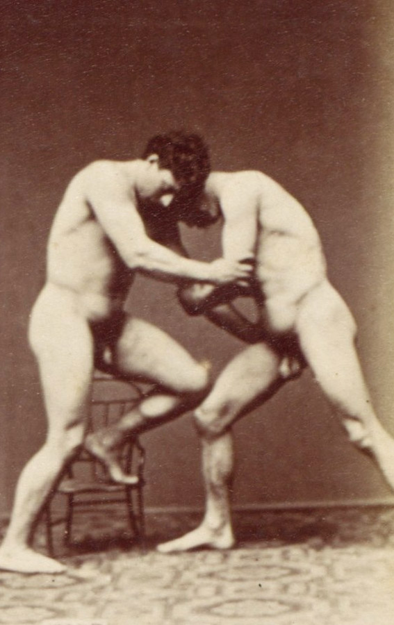 Louis Igout (French, 1837-1881)(Photographer) A. Calavas (French)(Editor) 'Plate from Album d'Études – Poses' c. 1880 (detail) Louis Igout (French, 1837-1881)(Photographer) A. Calavas (French)(Editor) 'Plate from Album d'Études – Poses' c. 1880 (detail)
