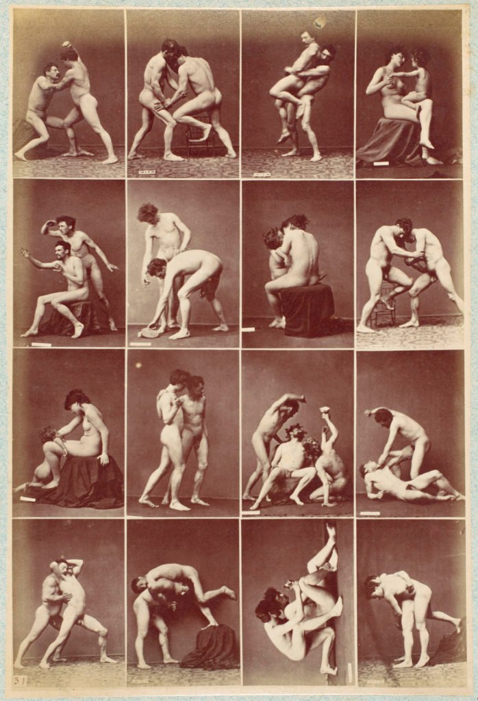Louis Igout (French, 1837-1881)(Photographer) A. Calavas (French)(Editor) 'Plate from Album d'Études – Poses' c. 1880 Louis Igout (French, 1837-1881)(Photographer) A. Calavas (French)(Editor) 'Plate from Album d'Études – Poses' c. 1880