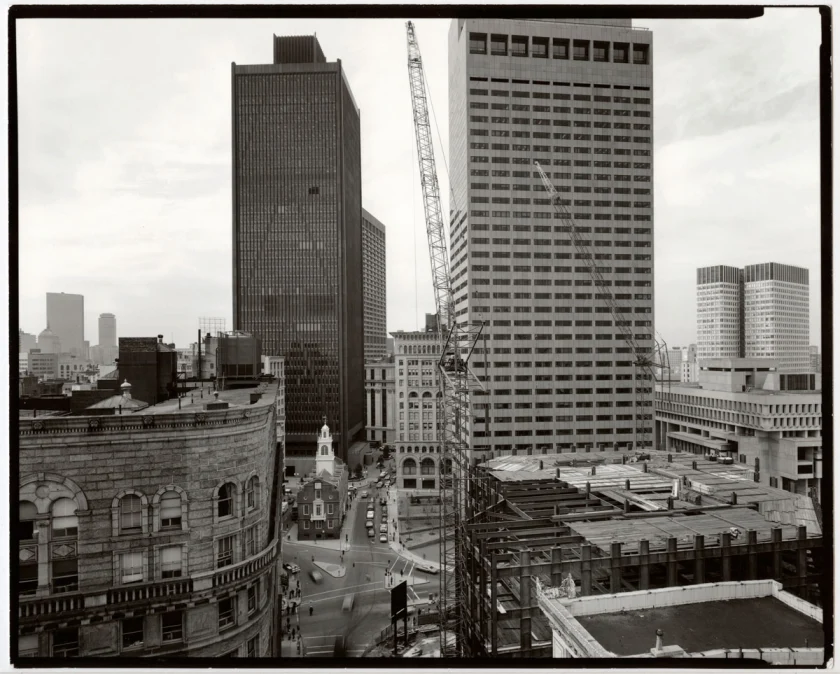 Nicholas Nixon (American, b. 1947) 'View of State Street, Boston' 1976