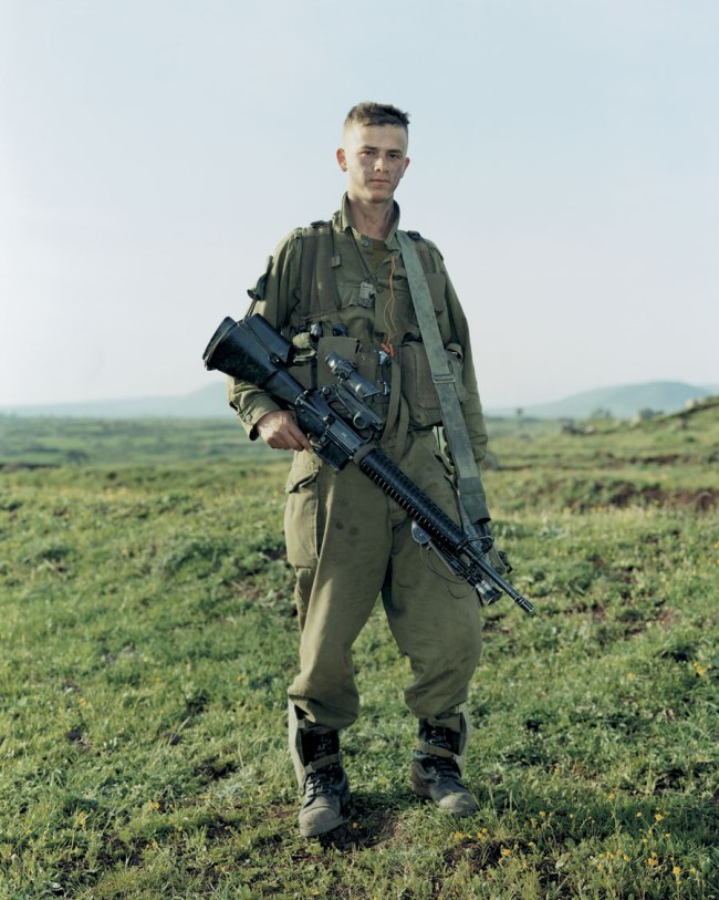 Rineke Dijkstra (Dutch, b. 1959) 'Omri, Givatti Brigade, Golan Heights, Israel, March 29, 2000'  2000