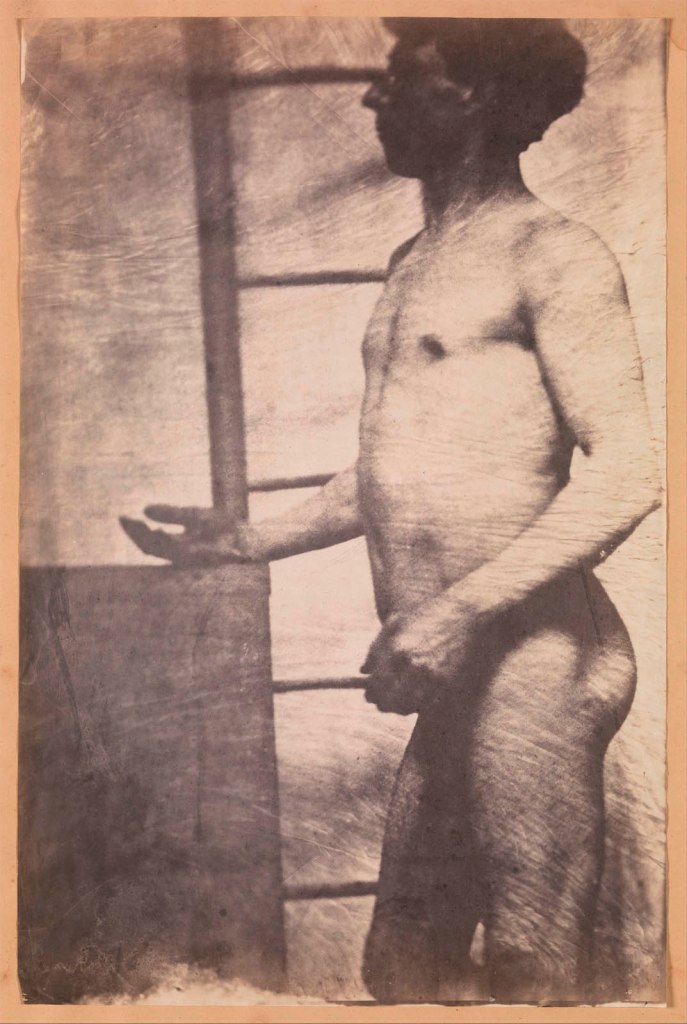Unknown photographer (French) '[Standing Male Nude]' c. 1856