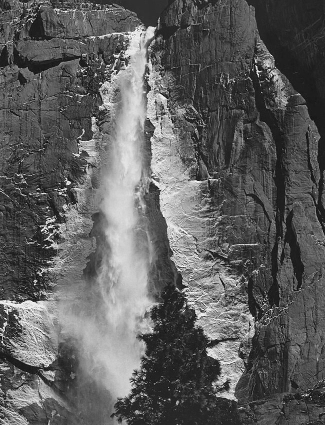 Ansel Adams (American, 1902-1984) 'Upper Yosemite Fall' 1960
