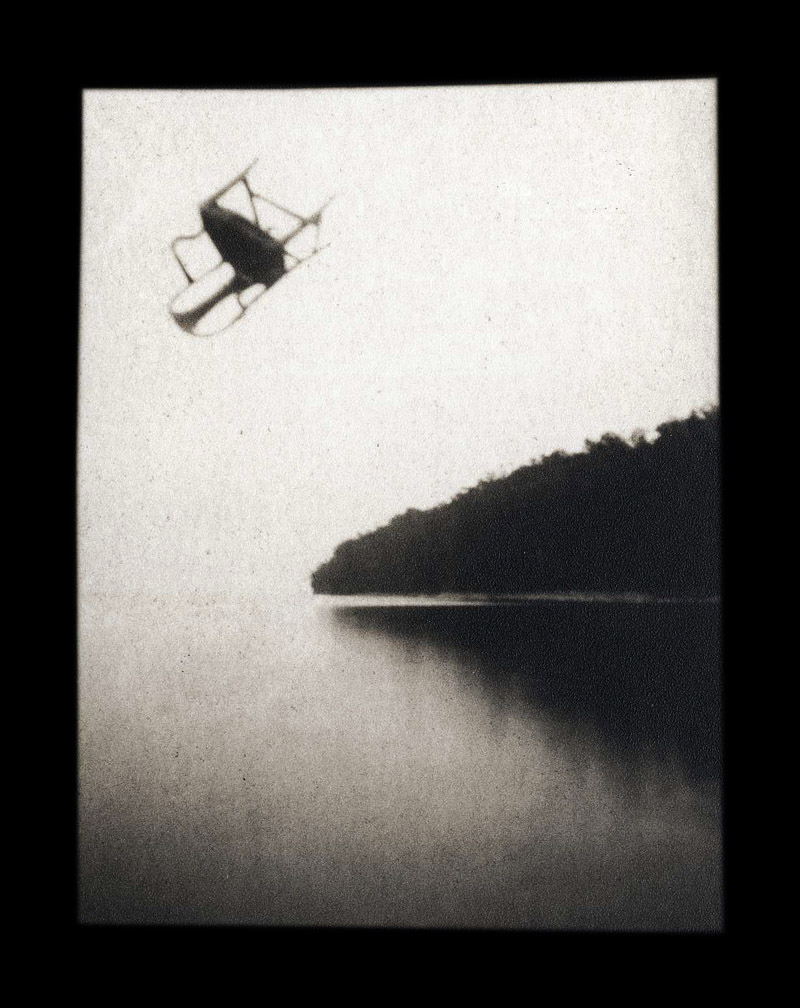Ruth Thorne-Thomsen (American, b. 1943) 'Chair Over Point Wisconsin' 1983