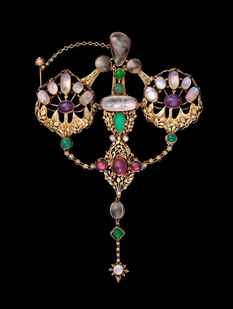 John Paul Cooper (English, 1869-1933) 'English Arts and Crafts brooch' 1908