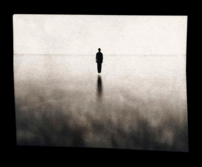 Ruth Thorne-Thomsen (American, b. 1943) 'Levitating Man Wisconsin' 1983