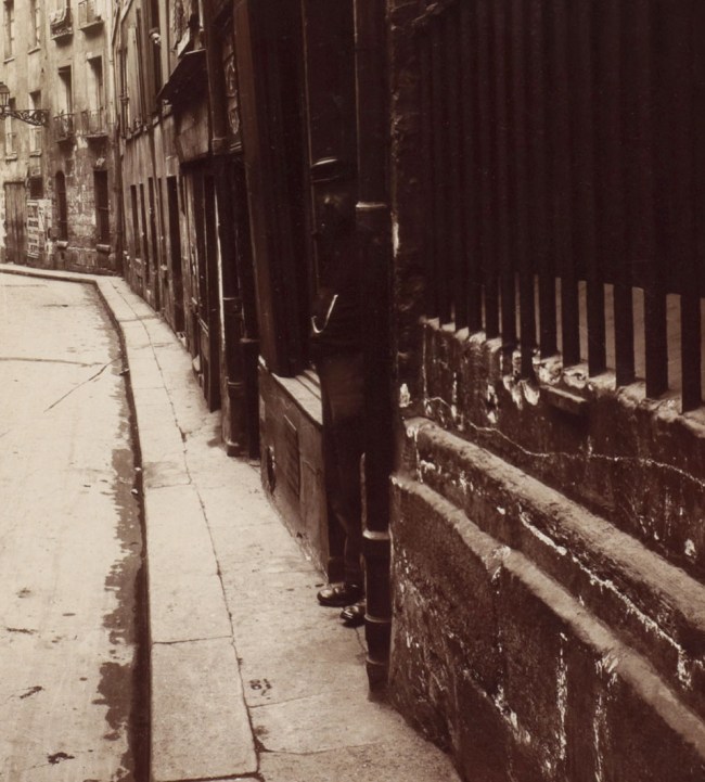 Eugène Atget (French, 1857-1927) 'Rue de l'Hôtel de Ville' 1921 (detail)