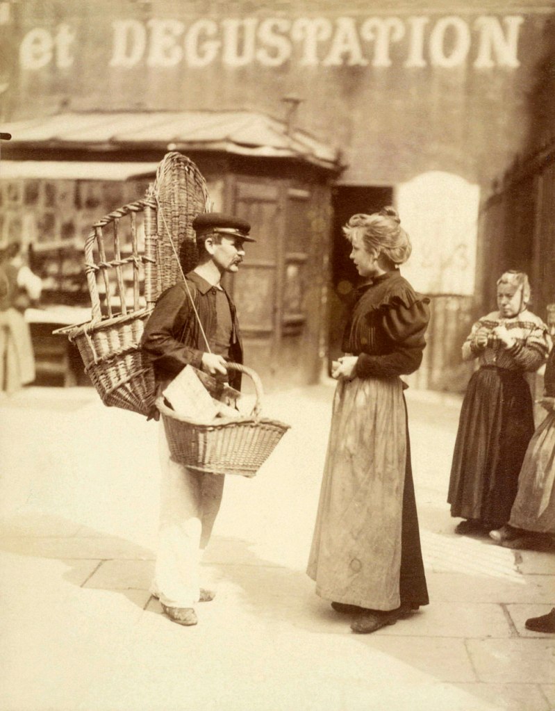 Eugène Atget (French, 1857-1927) 'Street vendor, place Saint-Médard, 5th arrondissement' September 1898 from the exhibition Exhibition: 'Eugène Atget: Old Paris' at the Art Gallery of New South Wales, Sydney, August - November, 2012