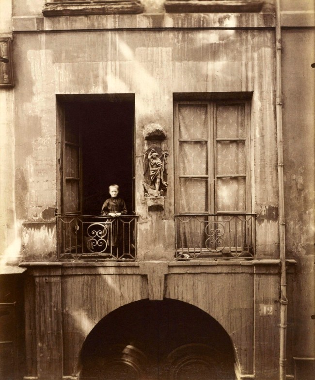 Eugène Atget (French, 1857-1927) 'The former Collège de Chanac, 12 rue de Bièvre, 5th arrondissement' 1900