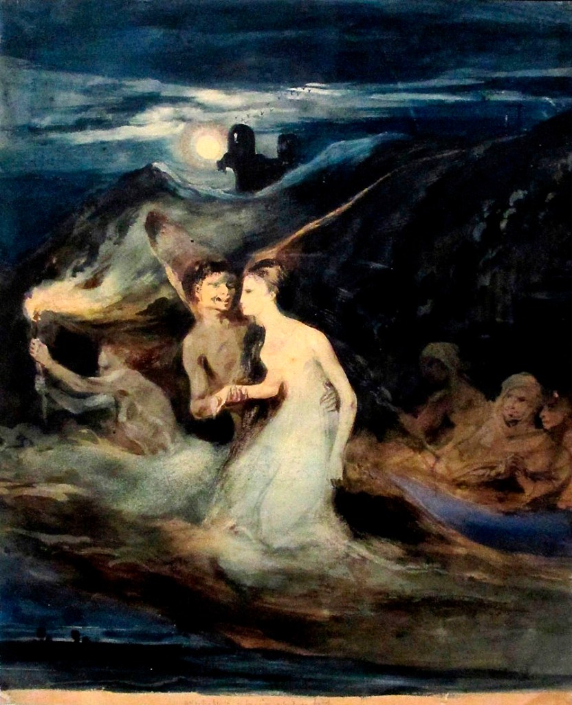 Louis Candide Boulanger (French, 1806-1867) 'Les Fantômes' 1829