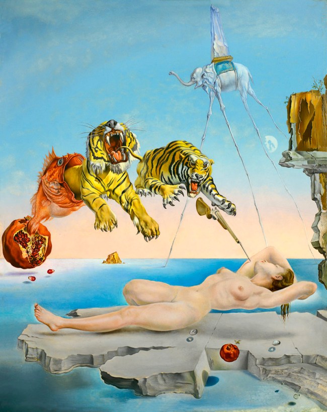 Salvador Dalí (Spanish, 1904-1989) 'Dream caused by the Flight of a Bee around a Pomegranate a Second before Awakening' 1944