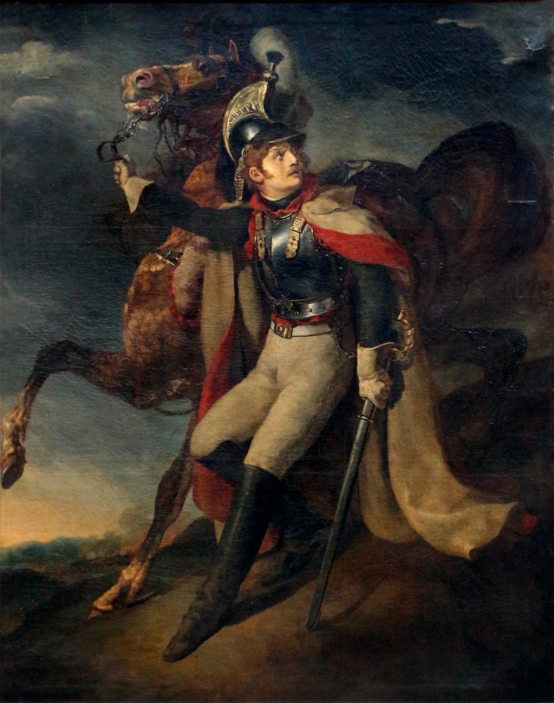 Théodore Géricault (French, 1791–1824) Cuirassier blessé quittant le feu / The Wounded Cuirassier 1814