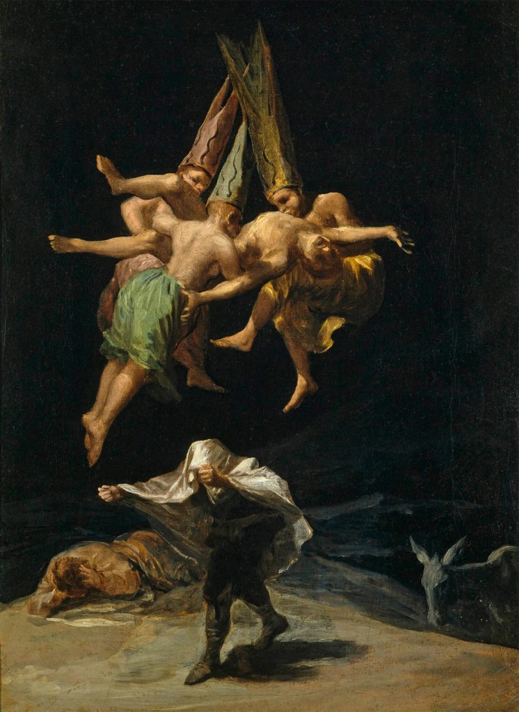 Francisco de Goya (Spanish, 1746-1828) 'Witches in the Air' 1797-1798