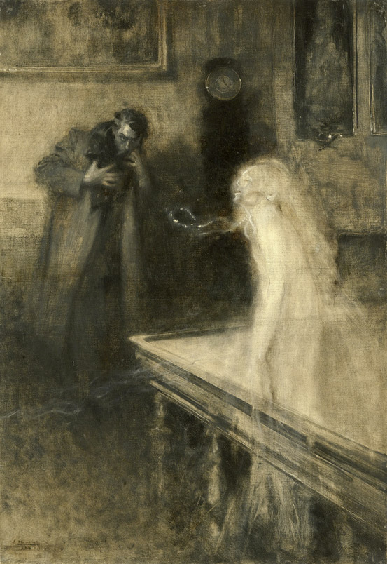 Serafino Macchiati (Italian, 1860-1916) 'Le Visionnaire' (The Visionary) 1904