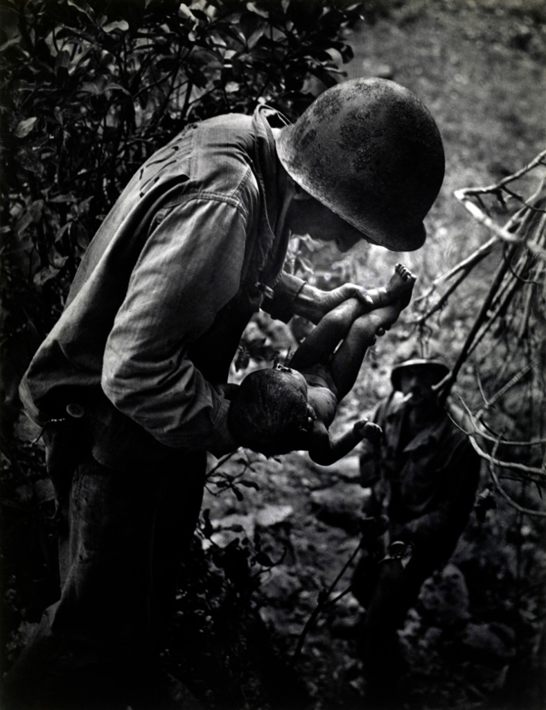 W. Eugene Smith, American (1918-1978) 'Dying Infant Found by American Soldiers in Saipan' June 1944