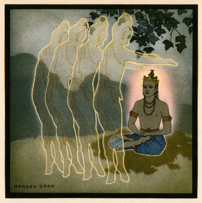 Hamzeh Carr. 'So the Bright Ones came' 1926