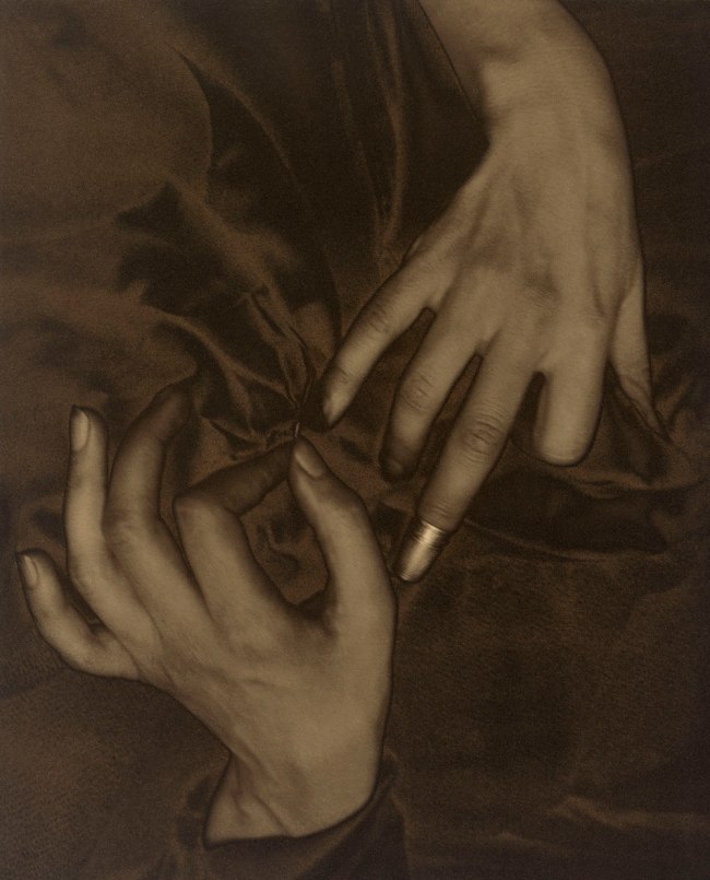 Alfred Stieglitz (American, 1864-1946) 'Georgia O'Keeffe - Hands and Thimble' 1919