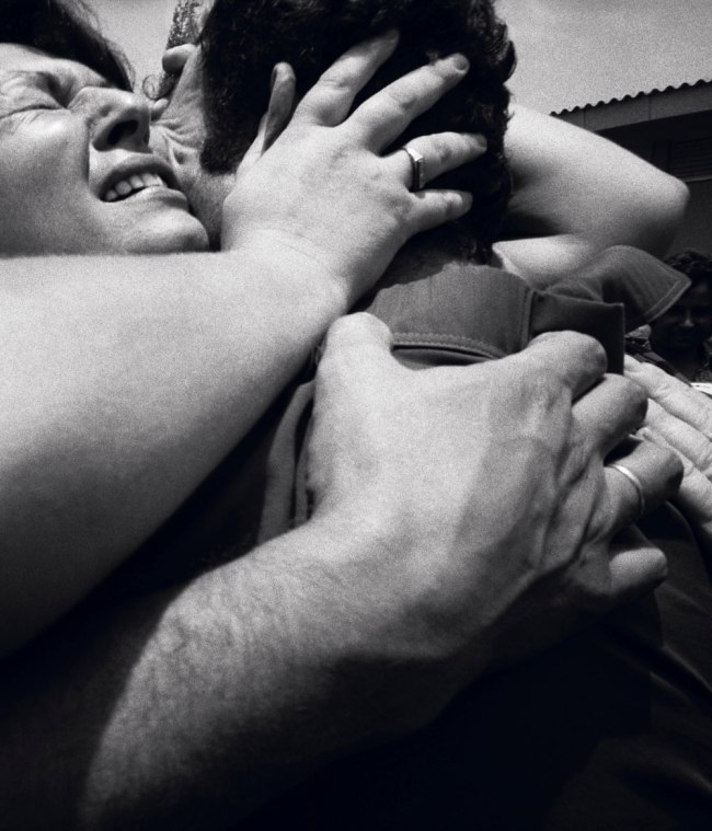 Micha Bar-Am (Israeli born Germany, 1930-2022) 'The return from Entebbe, Ben-Gurion Airport, Israel' 1976