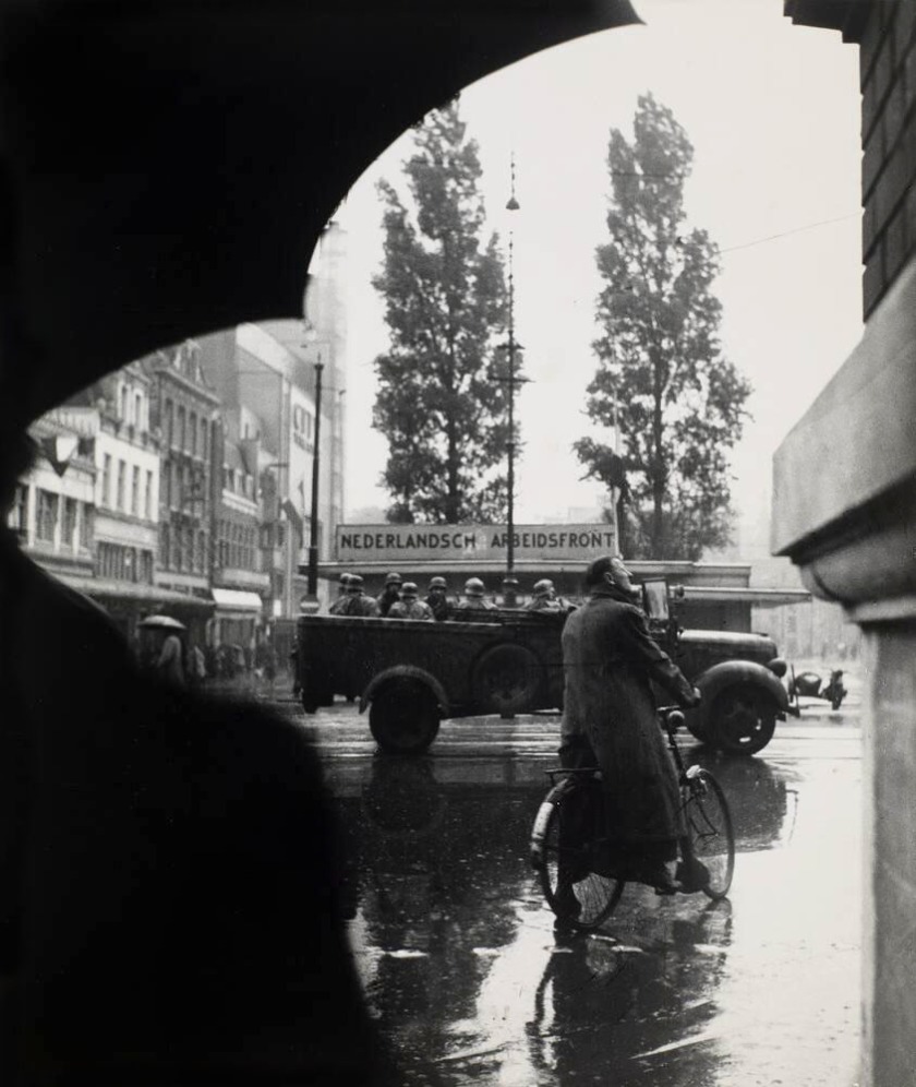 Cas Oorthuys (Dutch, 1908-1975) 'Under German Occupation (Dutch Worker's Front), Amsterdam' c. 1940-1945