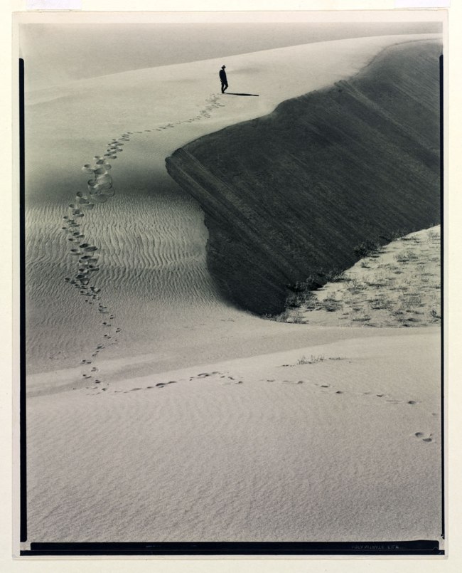 Laura Gilpin (American, 1891-1979) 'Footprints in the Sand' 1931