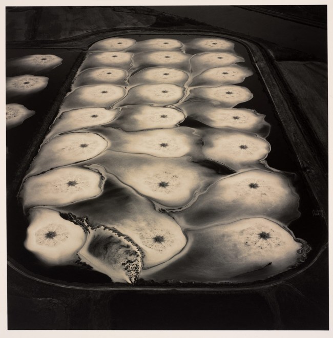 Emmet Gowin (American, b. 1941) 'Aeration Pond, Toxic Water Treatment Facility, Pine Bluff, Arkansas' 1989