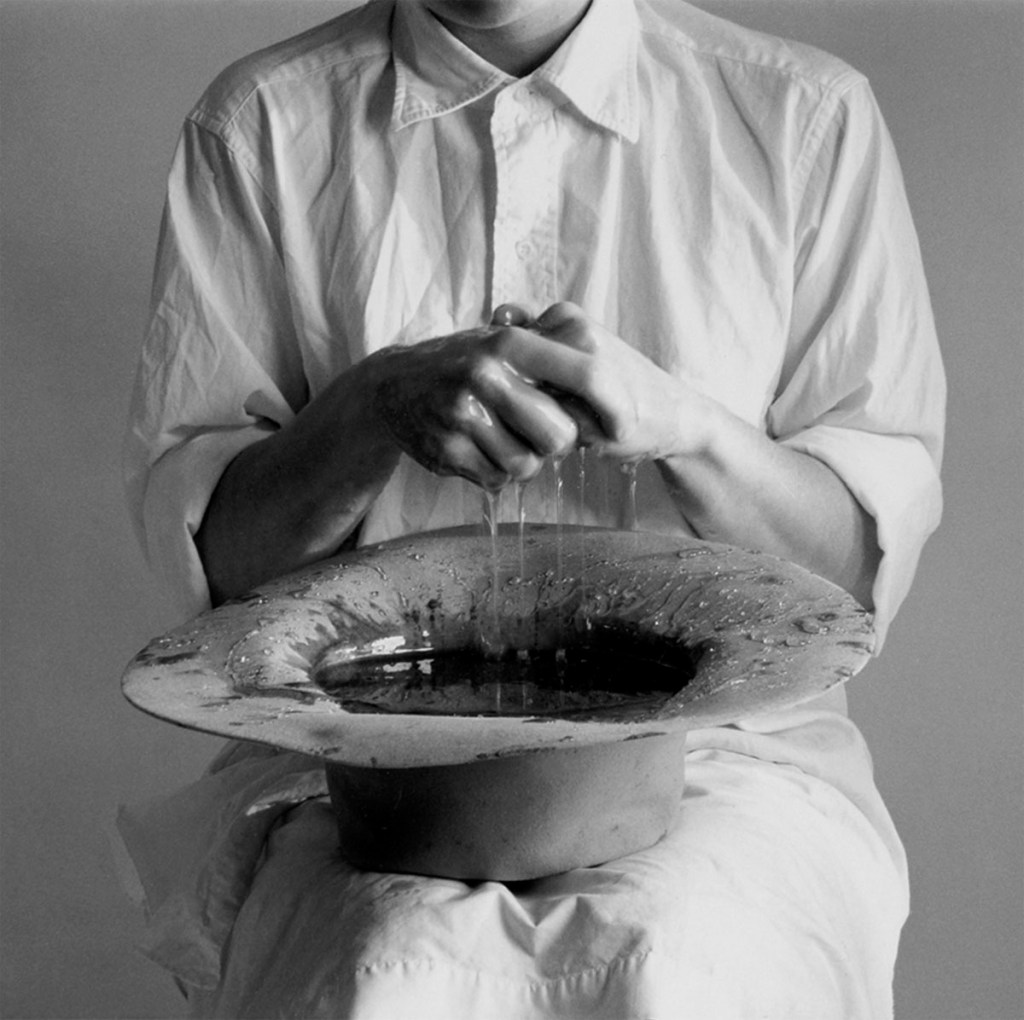 Ann Hamilton (American, b. 1956) 'body object series #15, honey hat' 1989