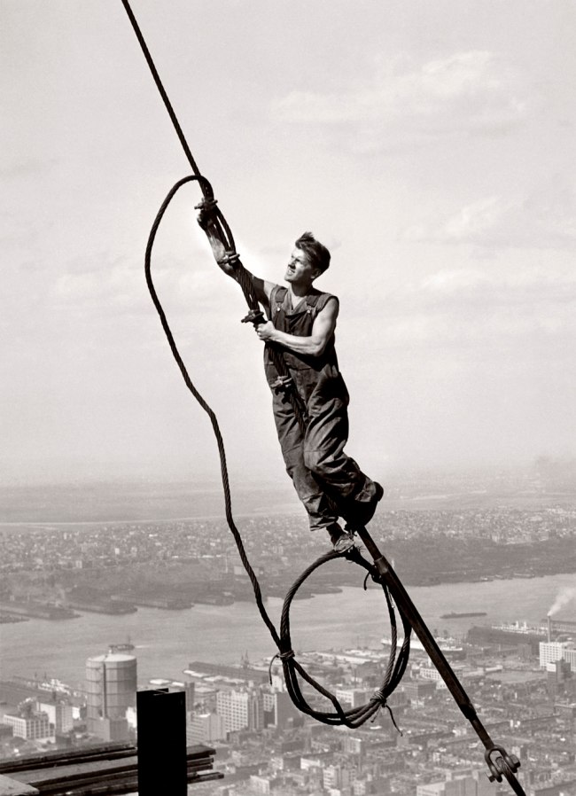 Lewis Hine  (American, 1874-1940) 'The Sky Boy' 1931