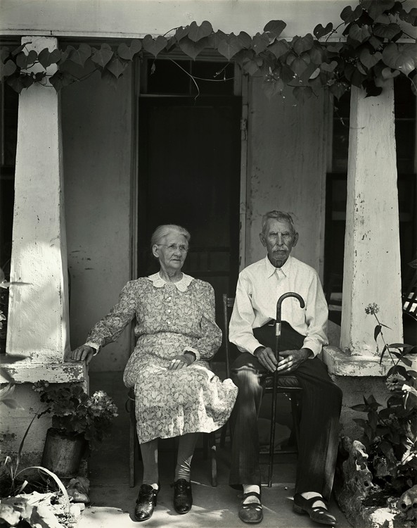 Edward Weston (American, 1886-1958) 'Mr. and Mrs. W. P. Fry, Burnet, Texas' 1941 Edward Weston (American, 1886-1958) 'Mr. and Mrs. W. P. Fry, Burnet, Texas' 1941