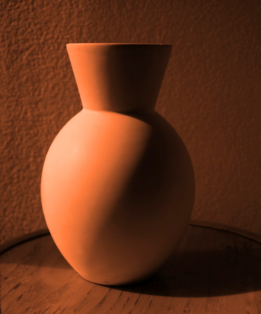 Janina Green (Australian born Germany, b. 1944) 'Orange vase' 1990 reprinted 2012