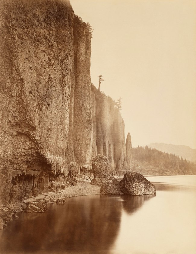 Carleton E. Watkins (American, 1829-1916) 'Cape Horn, Columbia River' 1867
