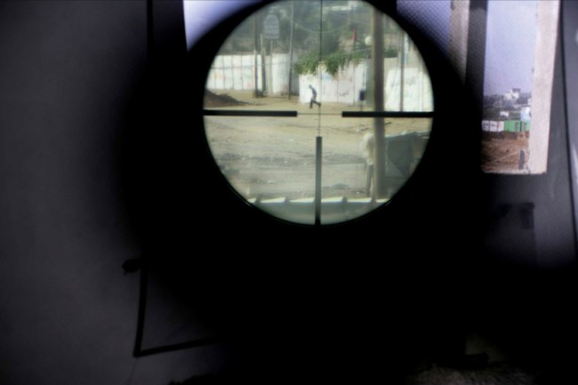 Ziv Koren (Israeli, b. 1970) 'A sniper’s-eye view of Rafah, in the Southern Gaza strip, during an Israeli military sweep' 2006