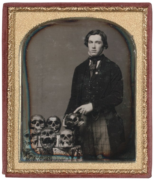 Unknown maker (American) 'Man with Skulls' c. 1850