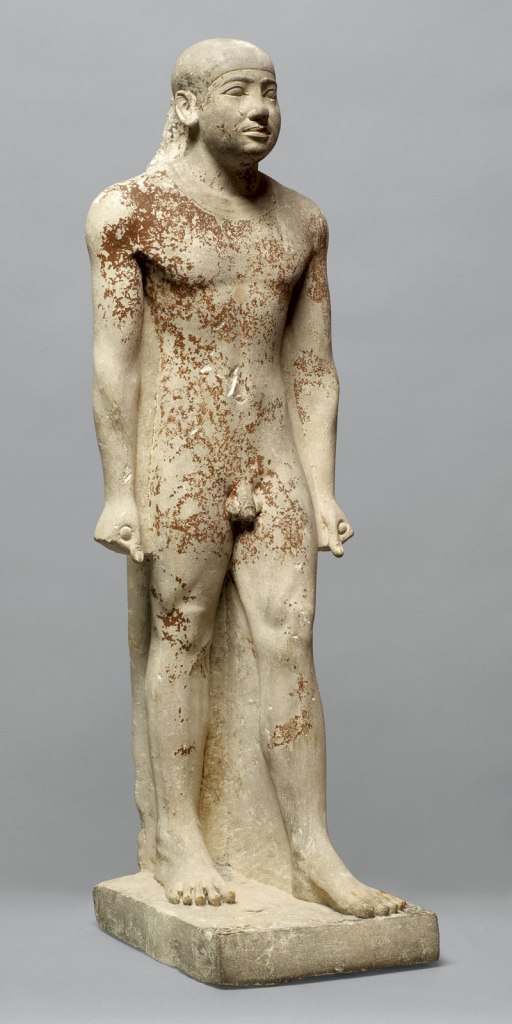Anonymous maker. 'Anonymous standing figure of the court official Snofrunefer Egypt, Old Kingdom, late 5th Dynasty' around 2400 BC 