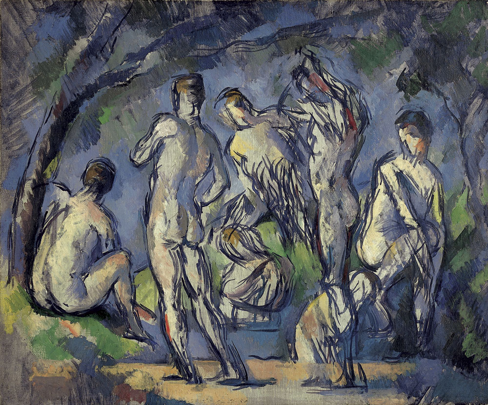 Paul Cézanne (French, 1839-1906) 'Seven Bathers' c. 1900