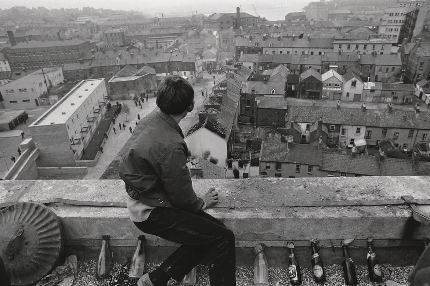 Gilles Caron (French, 1939-1970) 'Young Catholic demonstrator on Londonderry Wall, Northern Ireland' 1969