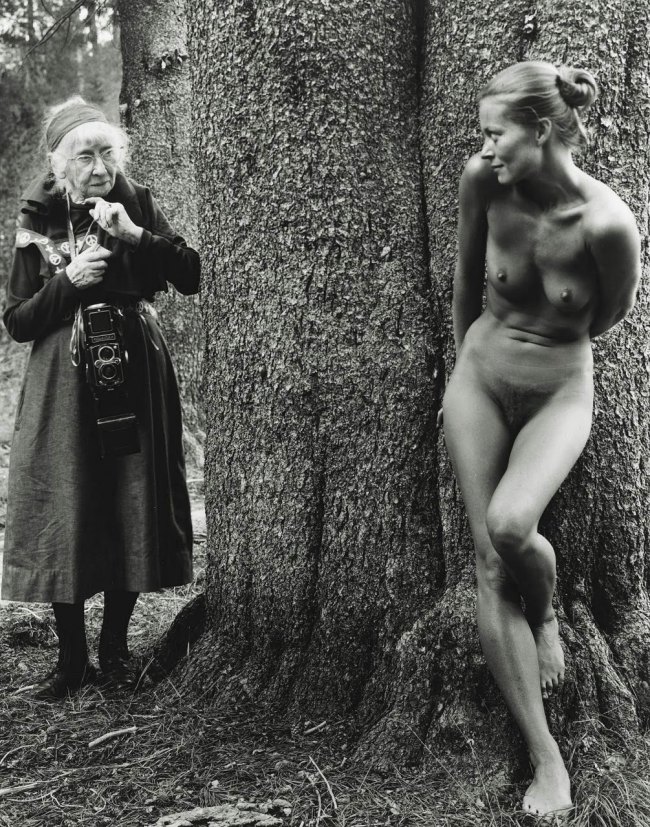 Judy Dater (American, b. 1941) 'Imogen Cunningham and Twinka Thiebaud' 1974