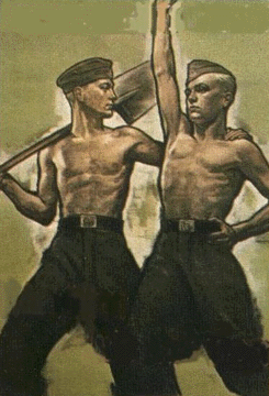 Anonymous artist. 'Propaganda poster' 1935