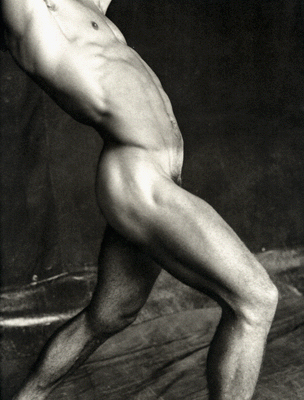 Bruce Weber (American, b. 1946) 'Dan Harvey, New York Jets Trainer' 1983