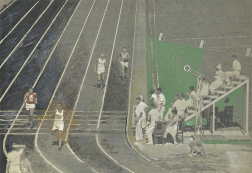 Alexander Rodchenko.' Race. "Dynamo" Stadium' 1935
