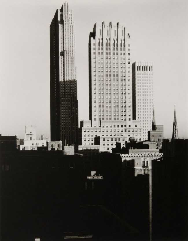 Alfred Stieglitz (American, 1864-1946) 'New York from the Shelton' 1935