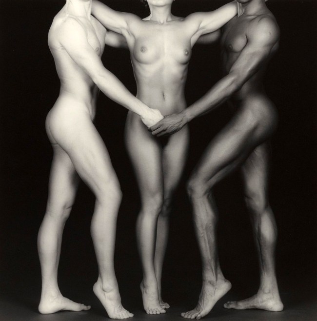 Robert Mapplethorpe  (American, 1946-1989) 'Ken and Lydia and Tyler Negative' 1985, print 2004