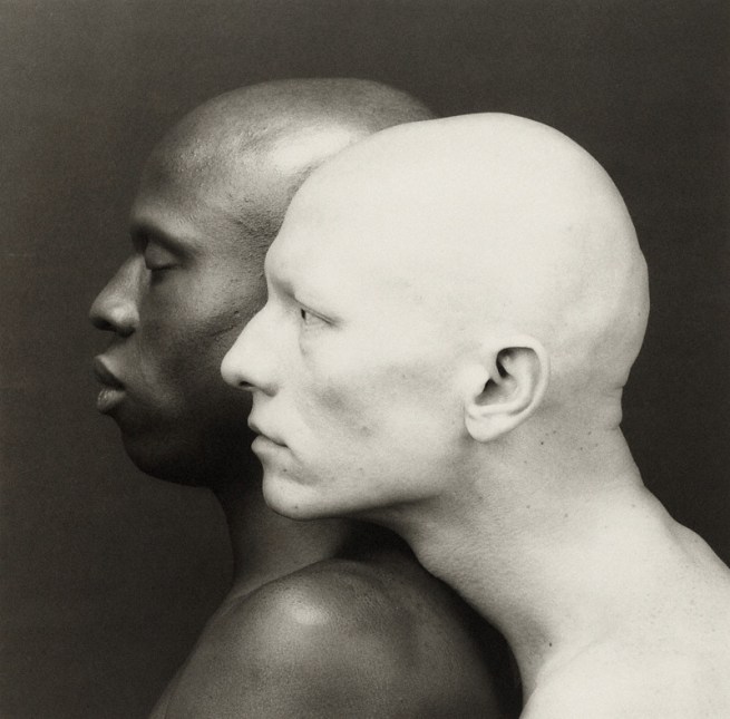 Robert Mapplethorpe  (American, 1946-1989) 'Ken Moody and Robert Sherman' 1984 Platinum print