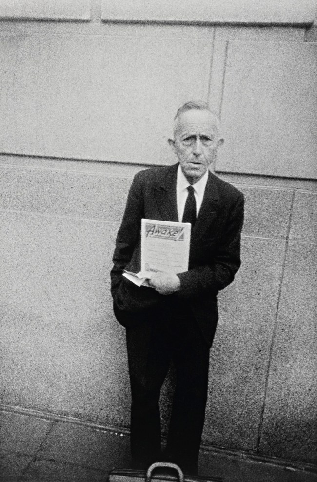 Robert Frank (American, 1924-2019) 'Jehovah's Witness. Los Angeles' 1955