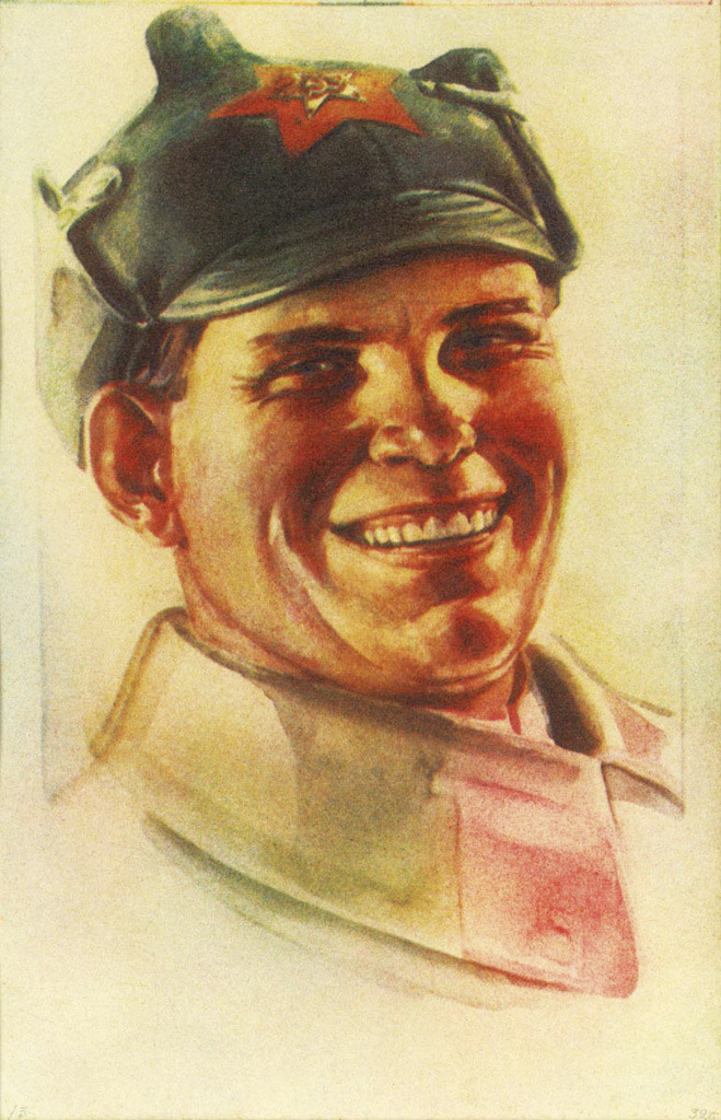 Vasily Ulitin. 'Red Army man' 1932