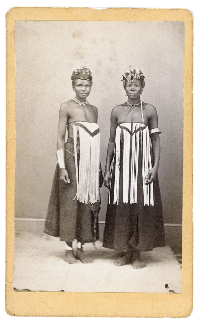 G. F. Williams. 'Studio photograph of two women' South Africa, c. 1870s