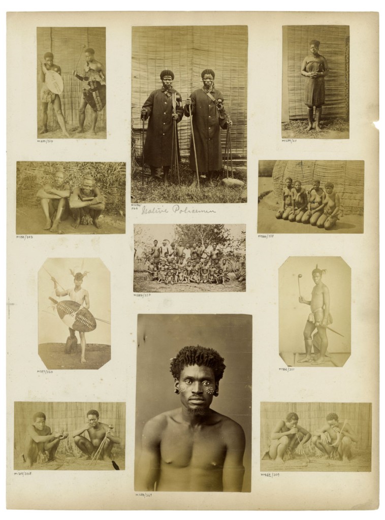 Unidentified photographers. 'Albumen prints mounted to album page' South Africa, late nineteen century