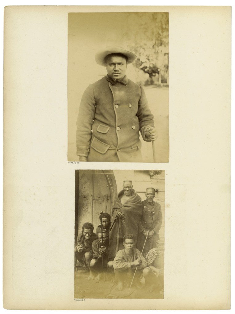 Unidentified photographers. 'Album page' South Africa, late nineteenth century