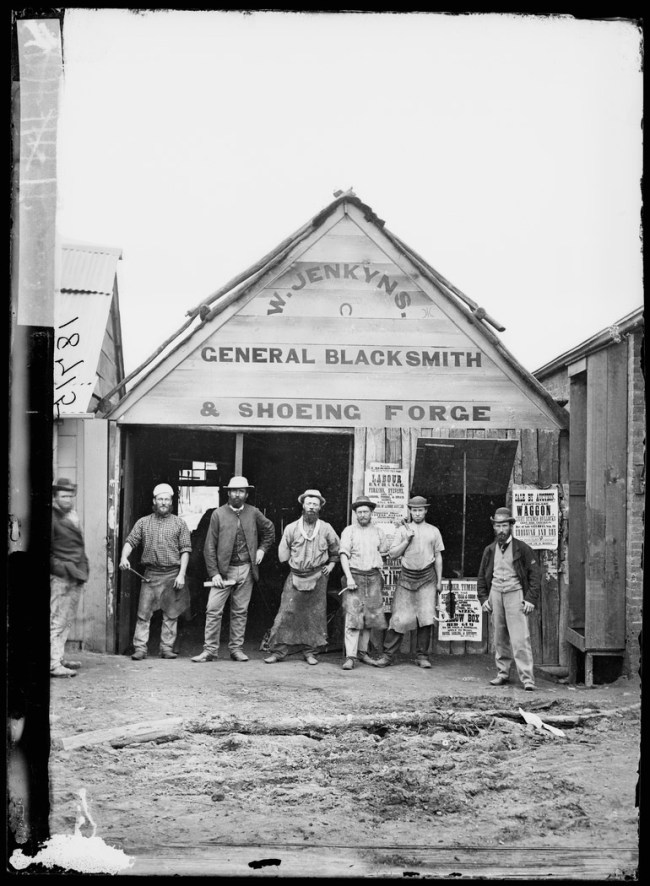 American & Australasian Photographic Company. 'Blacksmith William Jenkyns' 1872