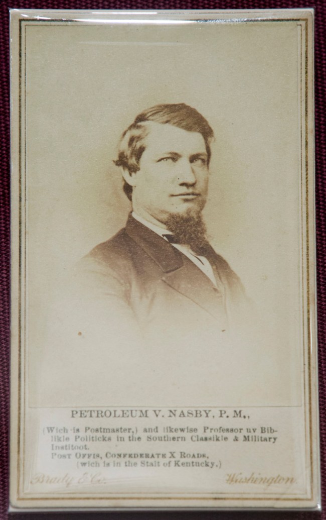 Matthew Brady & Co., 'Petroleum Nasby (David Ross Locke)' 1865