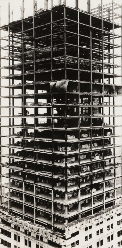 Walker Evans (American, 1903-1975)  'Chrysler Building under construction, New York' 1929 