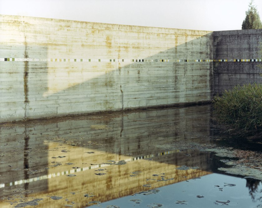 Guido Guidi. '#1176 01 29 1997 3:30PM Looking Southeast' From 'Carlo Scarpa's Tomba Brion'  1997
